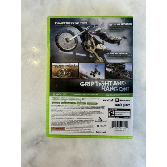 MX vs ATV Reflex (Microsoft Xbox 360, 2009) Complete Platinum Hits - Picture 2 of 9